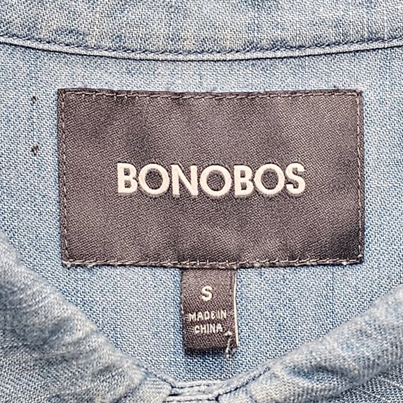 Bonobos Short Sleeve Chambrey Button Down S - Picture 4 of 5